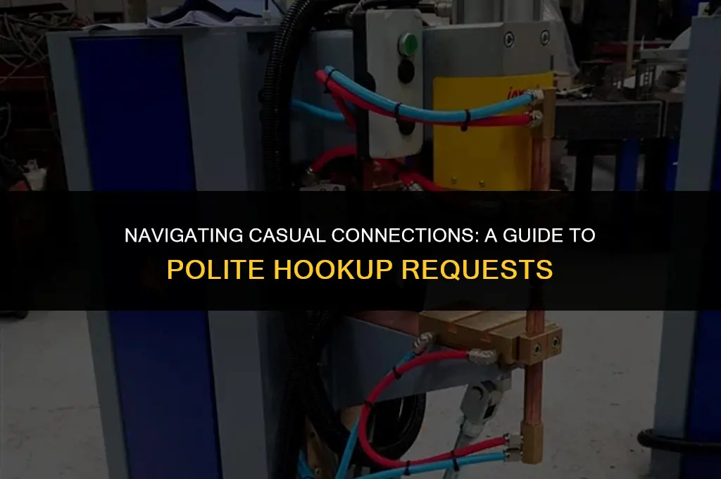 how to politely ask for a hookup