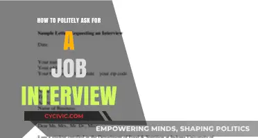 Navigating the Art of Requesting a Job Interview: Tips and Tricks