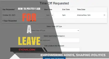 Navigating Time Off: A Guide to Politely Requesting Leave