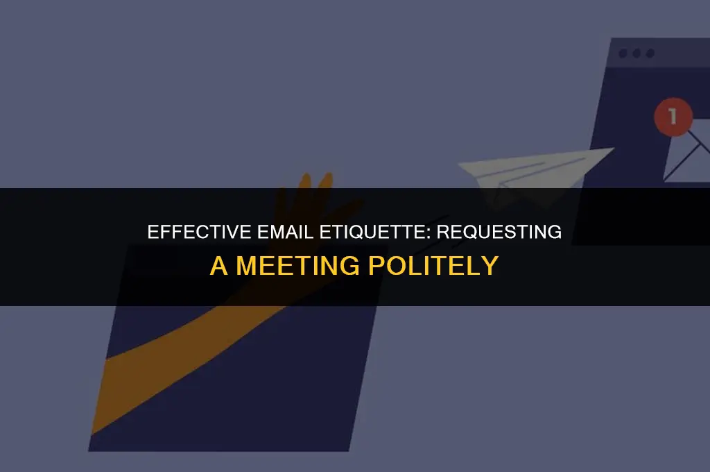 how to politely ask for a meeting via email