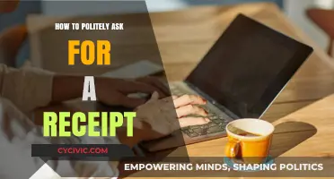 Requesting Receipts with Grace: A Guide to Polite Financial Transactions