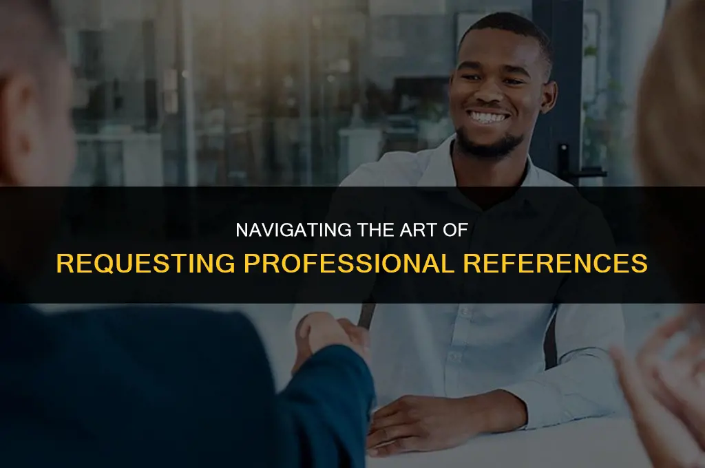 how to politely ask for a reference