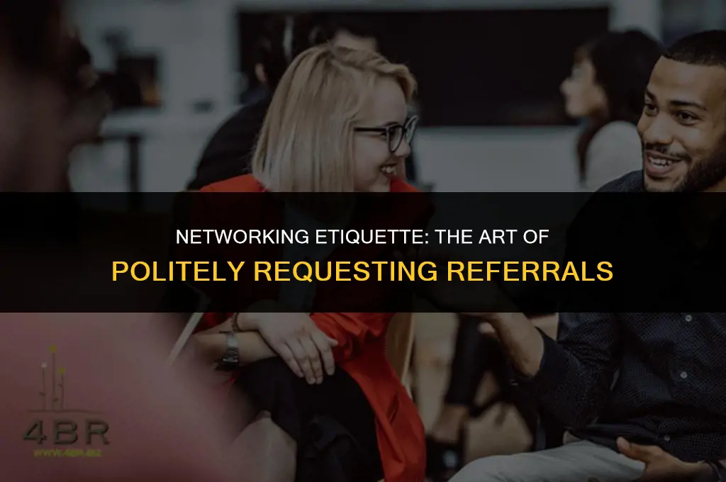 how to politely ask for a referral