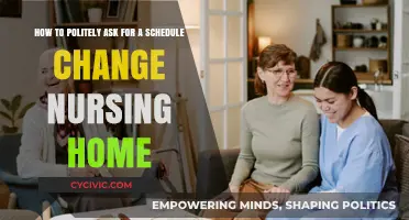Navigating Schedule Changes in Nursing Homes: A Guide to Polite Requests