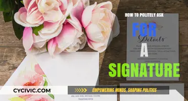Elegantly Requesting Signatures: A Guide to Polite Persuasion