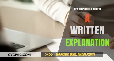 Requesting Clarity: The Art of Asking for Written Explanations