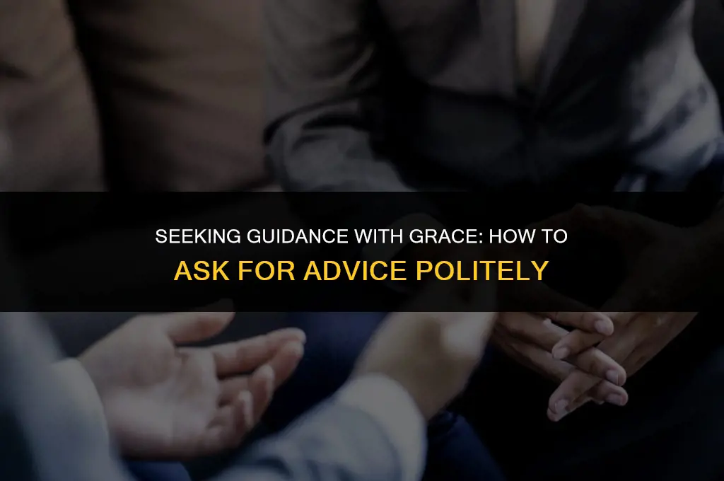 how to politely ask for advice