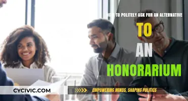 Navigating Compensation Conversations: How to Politely Request an Honorarium Alternative