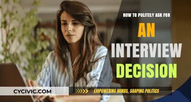 Gracefully Inquiring: How to Politely Ask for an Interview Decision