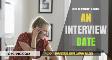 Rescheduling Your Interview: A Guide to Polite Date Changes