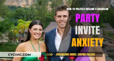 Gracefully Declining a Bachelor Party Invite: Managing Anxiety with Poise