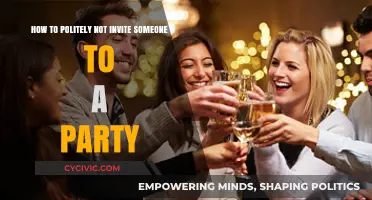 Graceful Declines: How to Politely Exclude Someone from Your Party