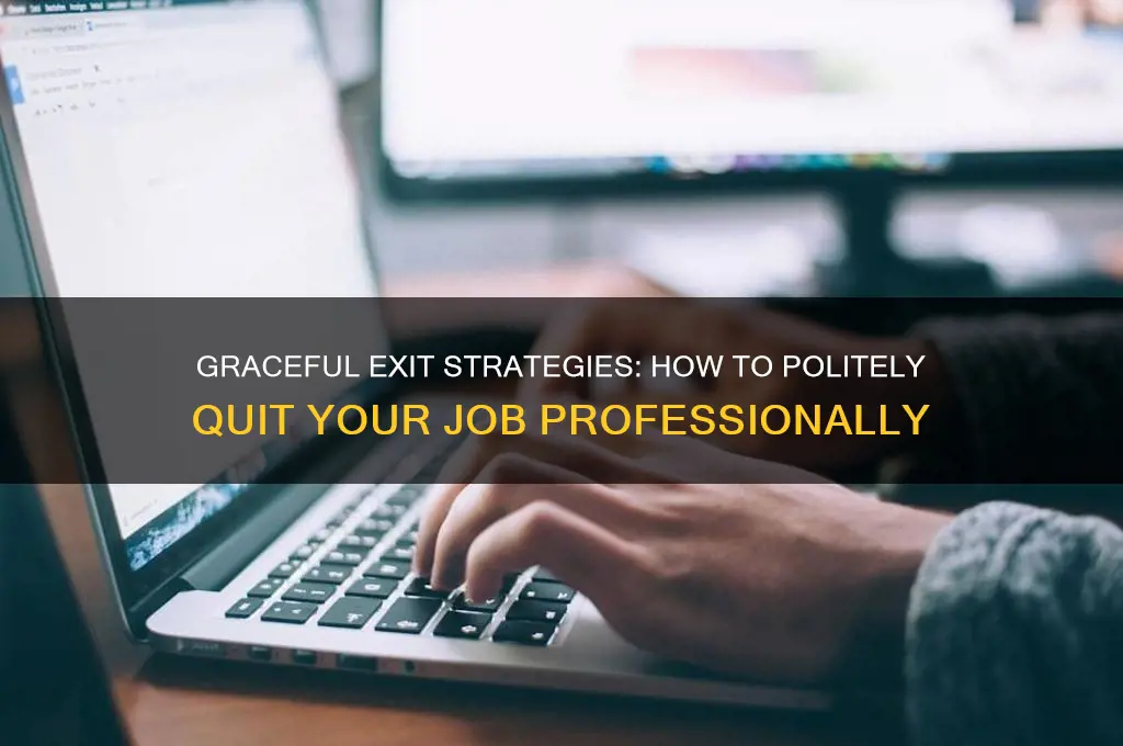 how to politely quit job