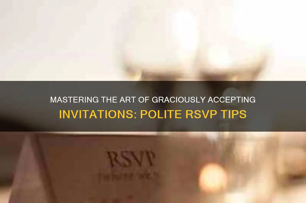 how to politely rsvp yes