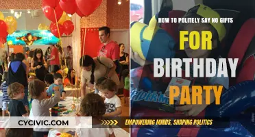 Kindly Declining Gifts: A Gracious Guide for Birthday Celebrations