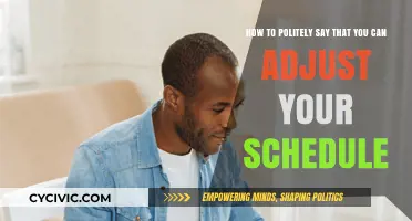 Flexible Scheduling: How to Politely Adjust Your Availability with Ease