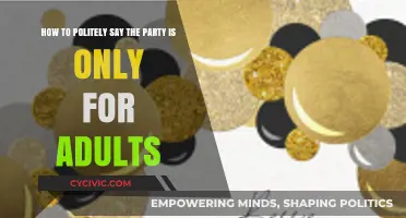 Adults-Only Celebration: Crafting a Polite and Clear Party Invitation