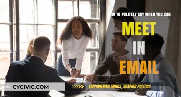 Polite Email Phrases to Suggest Meeting Times Professionally and Effectively