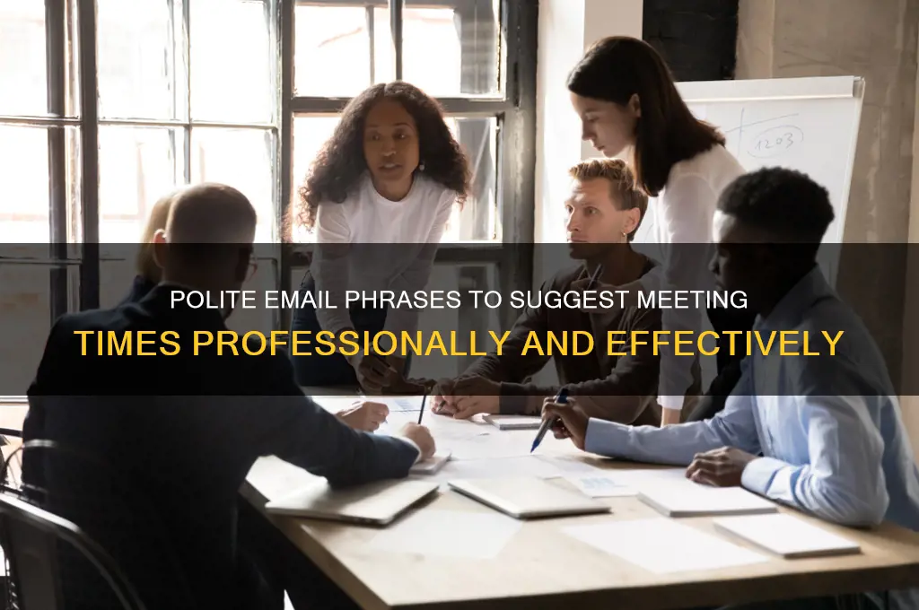 how to politely say when you can meet in email