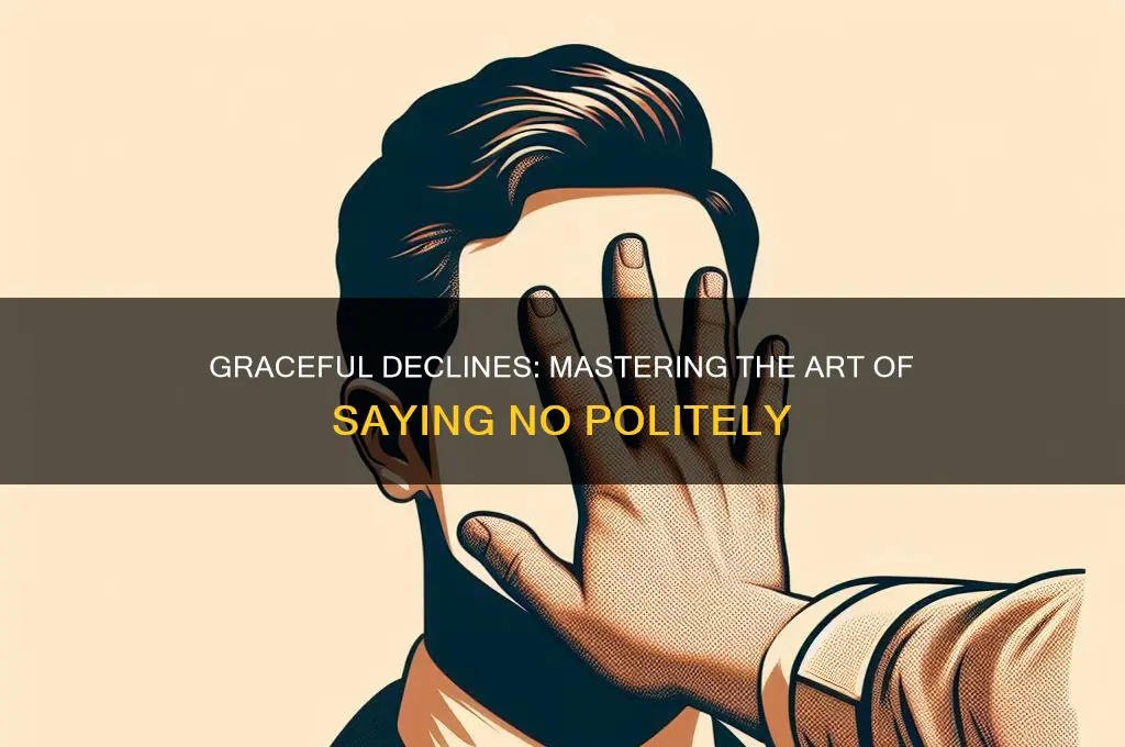 how to politely say you can