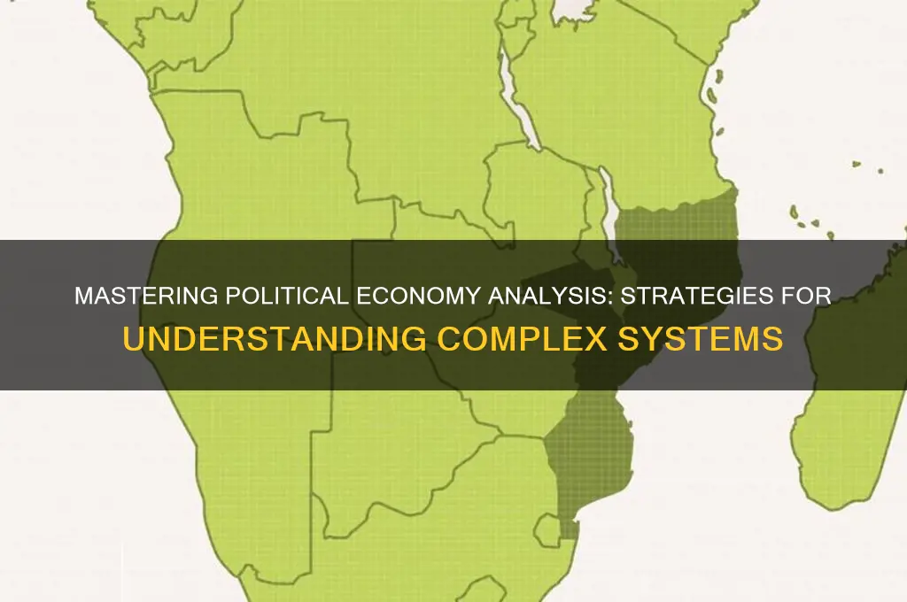 how to political economy analysis