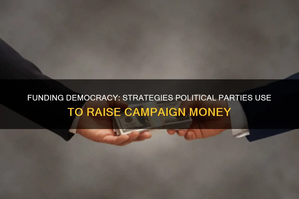 how to political parties raise money