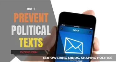 Texts from Politicians: Block, Report, and Prevent