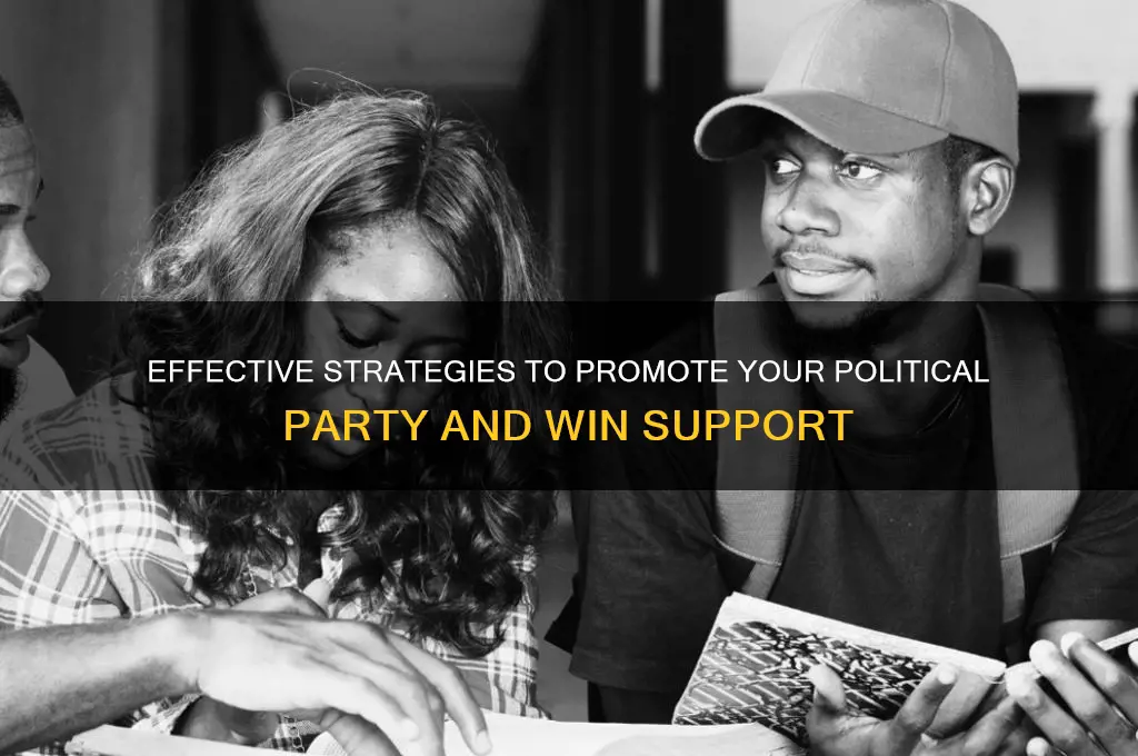 how to promote a political party