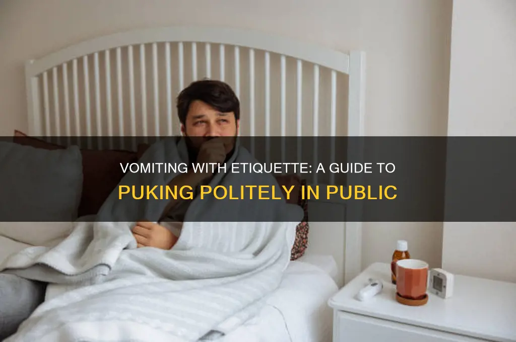 how to puke politely