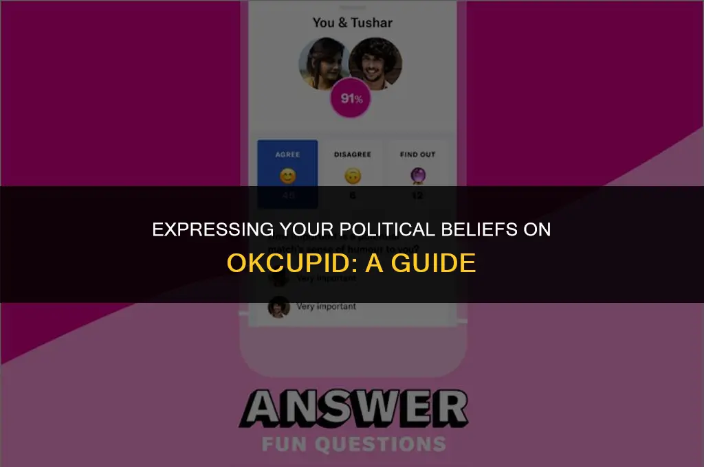 how to put your political affiliation on ok cupid