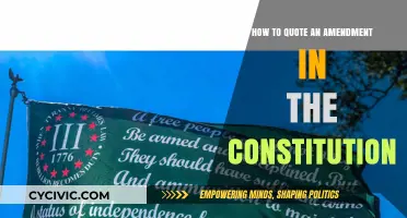 Quoting Amendments: Constitution Style Guide