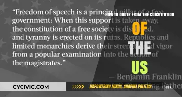 Quoting the US Constitution: A Guide