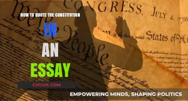 Citing the Constitution: Essay Quotation Style