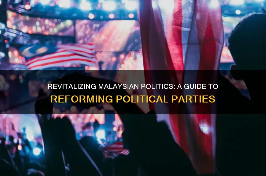 how to re political party in malaysia