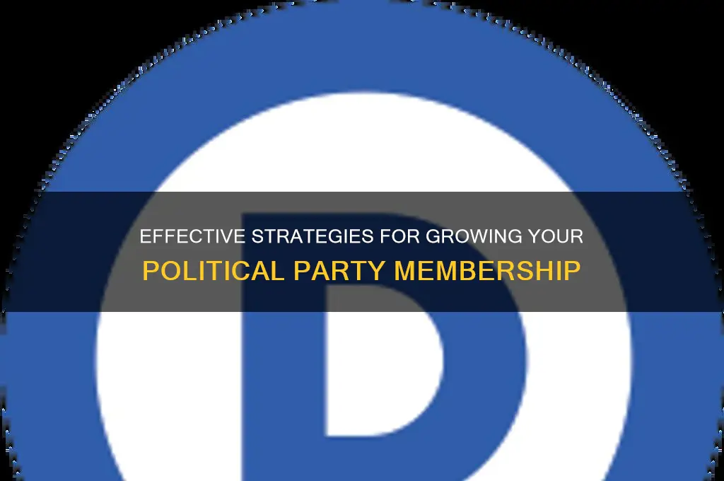 how to recruit people into your political party