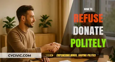 Saying No Graciously: Polite Ways to Decline Donation Requests