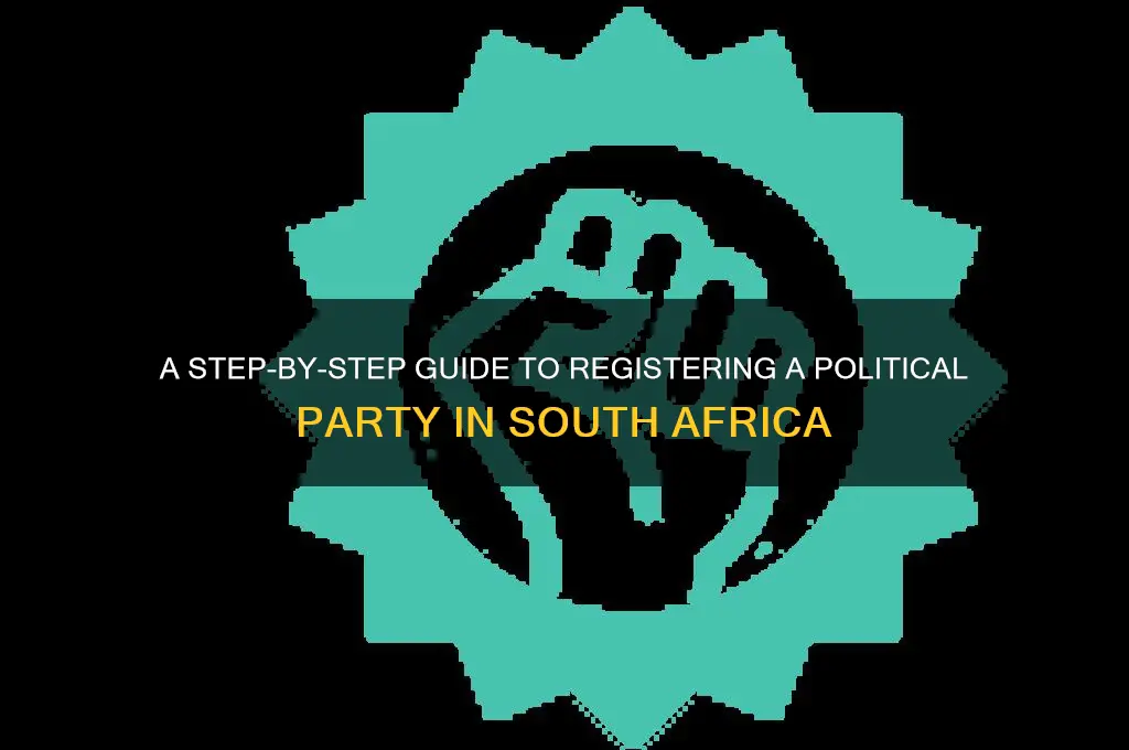 how to register a new political party in south africa