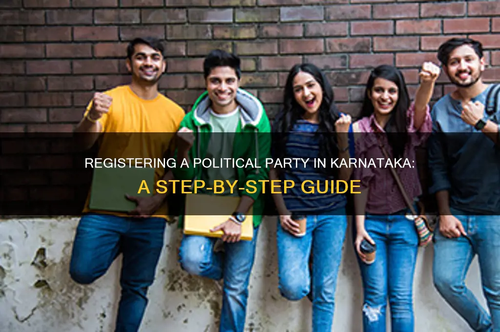 how to register a political party in karnataka
