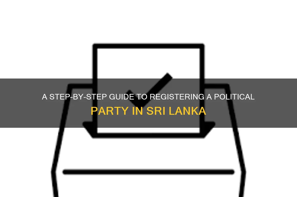how to register a political party in sri lanka