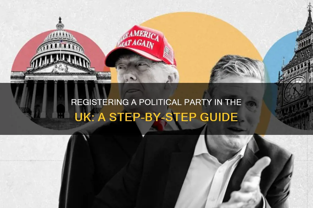 how to register a political party in the uk