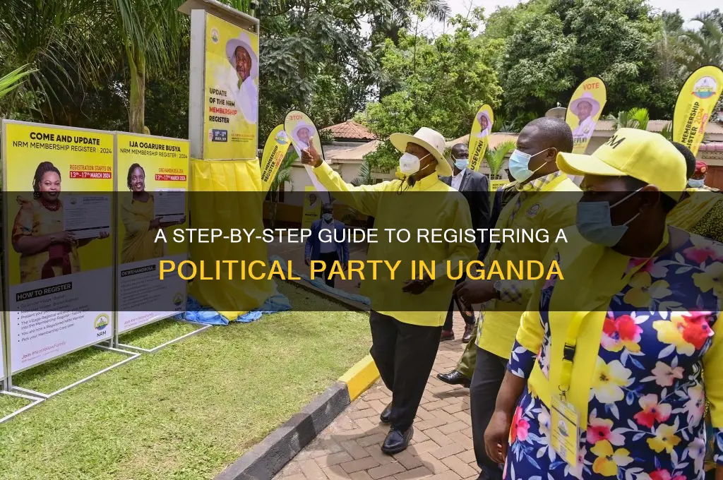 how to register a political party in uganda