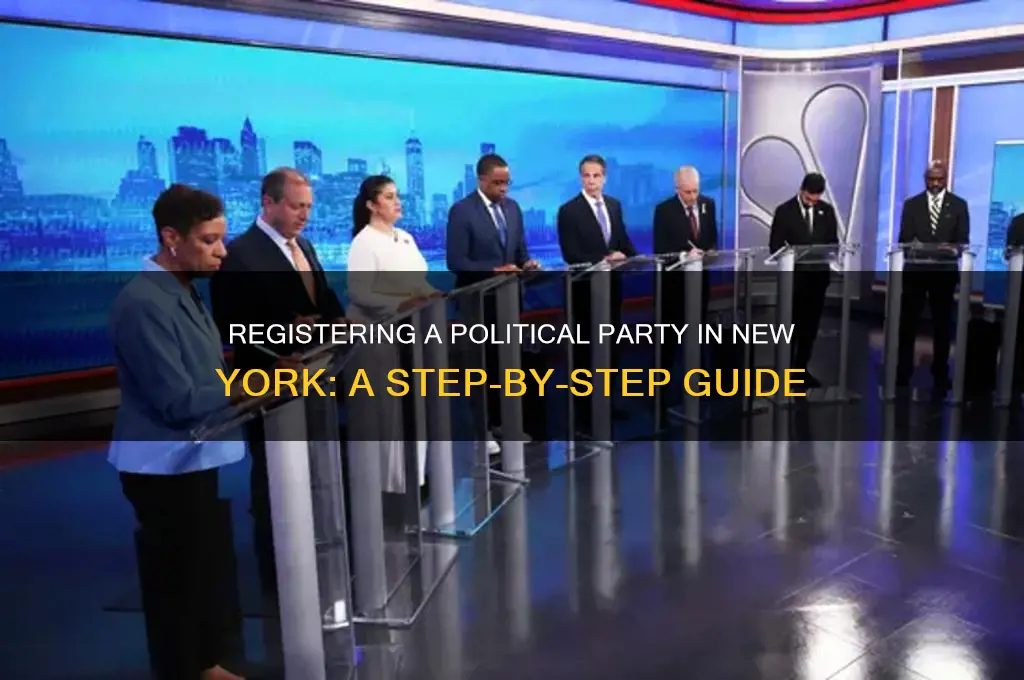 how to register political party in new york