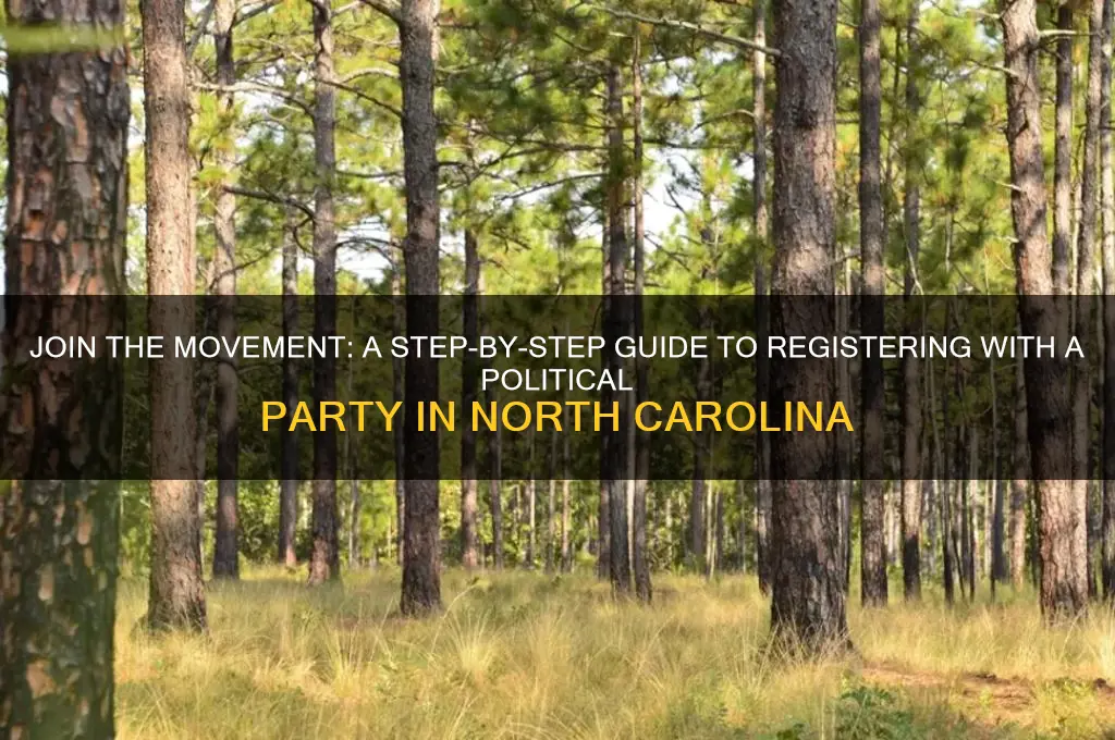 how to register with a political party in nc