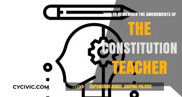 Memorizing Amendments: A Teacher's Guide to the Constitution
