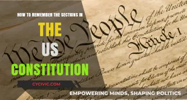 Memorizing the US Constitution: Breaking Down the Sections