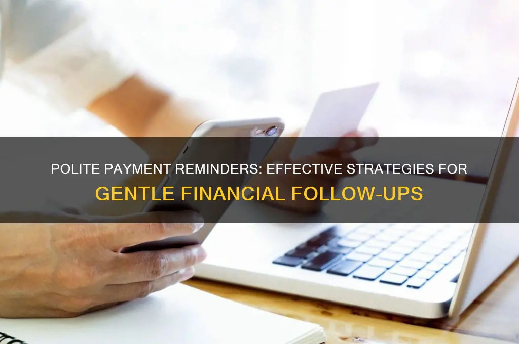 how to remind payment politely