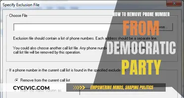 A Simple Guide to Removing Your Number from Democratic Party Lists