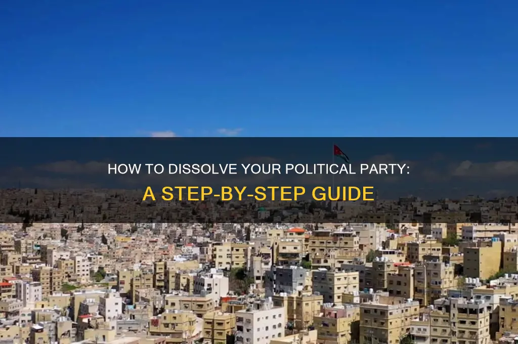 how to remove your political party