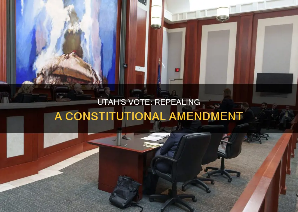 how to repeal a constitutional ammendment by vote utah