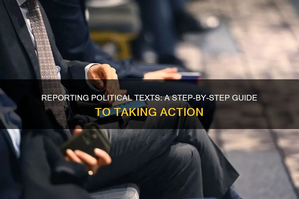 how to report political texts